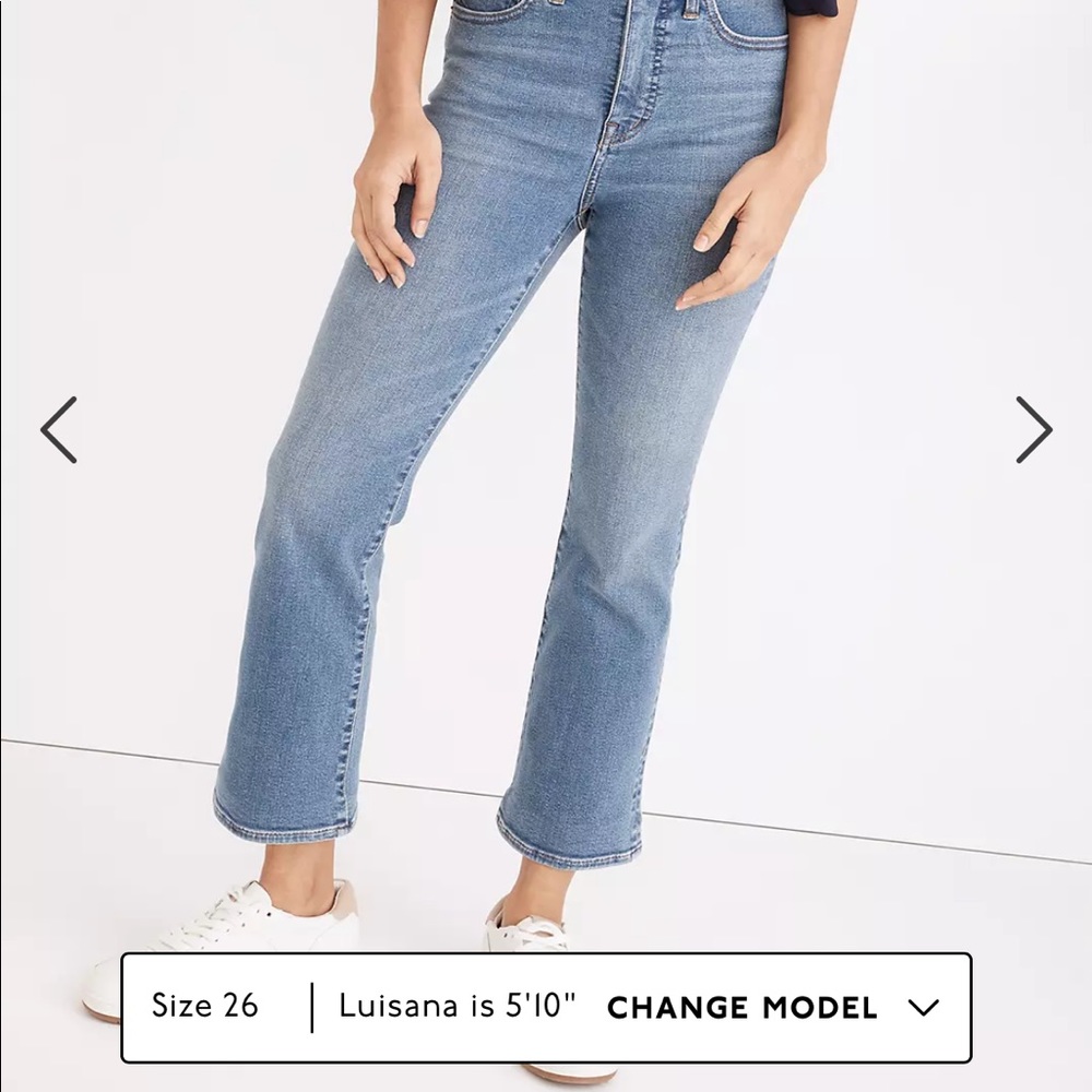 Madewell cali Demi-boot jeans